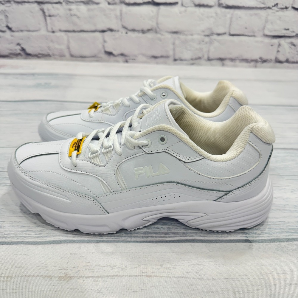 NEW FILA Memory Workshift Shoe Womens US 12M EUR 44 Soft Toe Slip Resistant Work